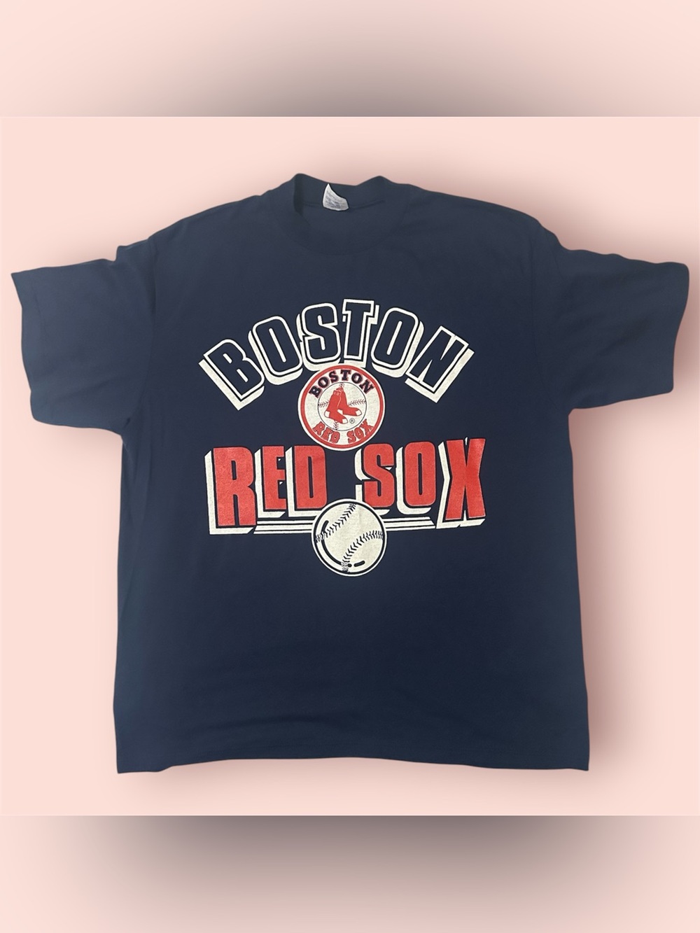 Vintage 90s Logo 7 Graphic Tshirt Boston Red Sox